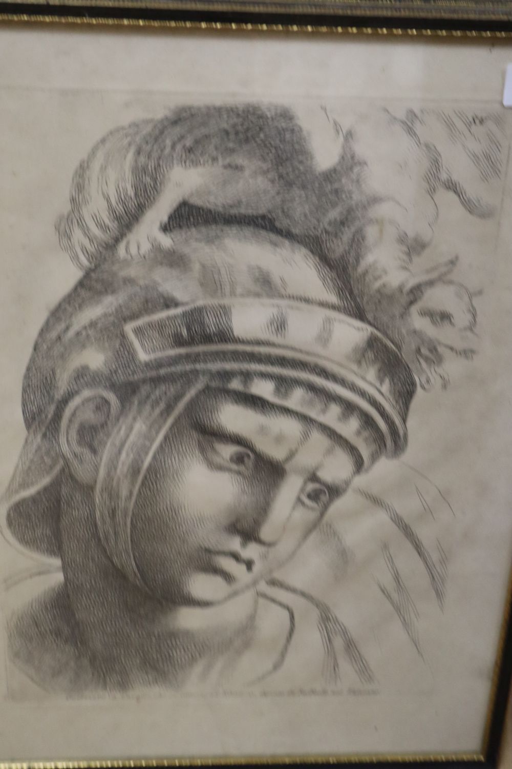 After Paolo Fidanza, four engraved portrait plates from Raffaello dUrbinos Teste Scelte di Personaggi...,